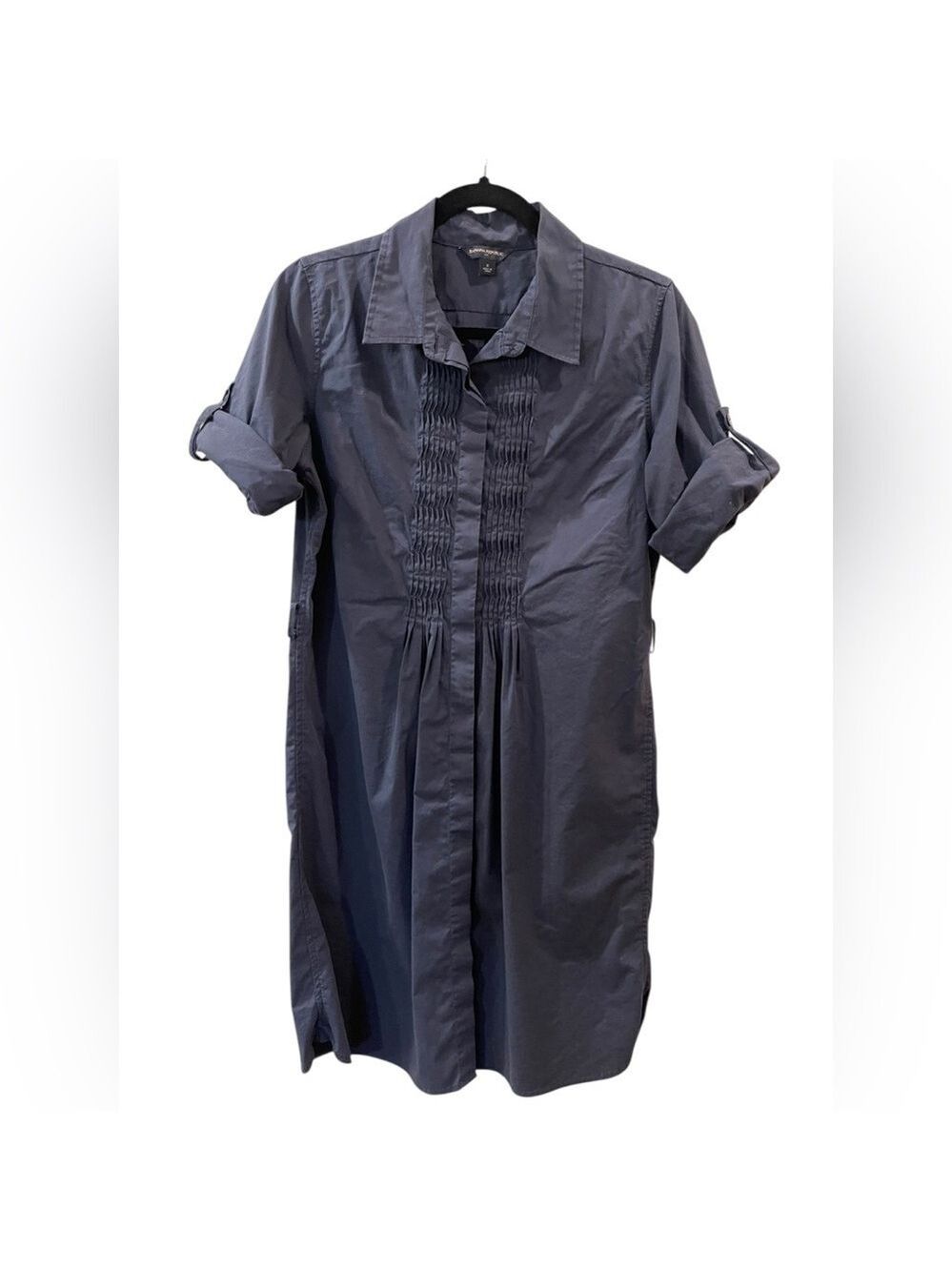 Banana Republic Women’s Shirt Dress Blue Button Up Collared Size: 8